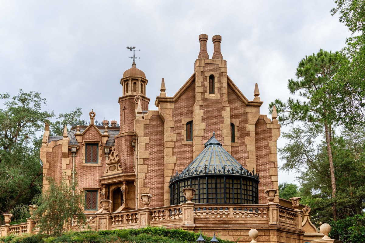 The Haunted Mansion at Walt Disney World in Florida, one of the four parks a Disney World ticket covers