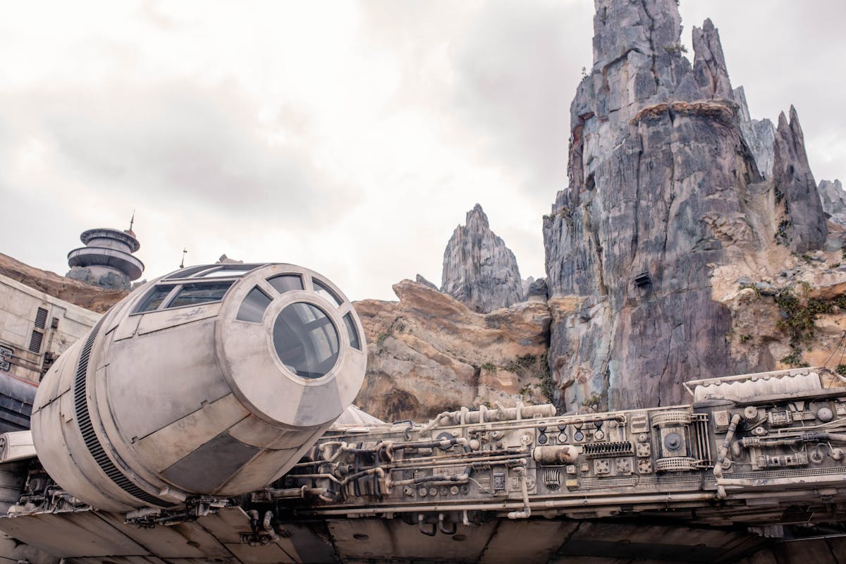 The Millennium Falcon in Star Wars: Galaxy's Edge, a land Walt Disney World has at Disney's Hollywood Studios