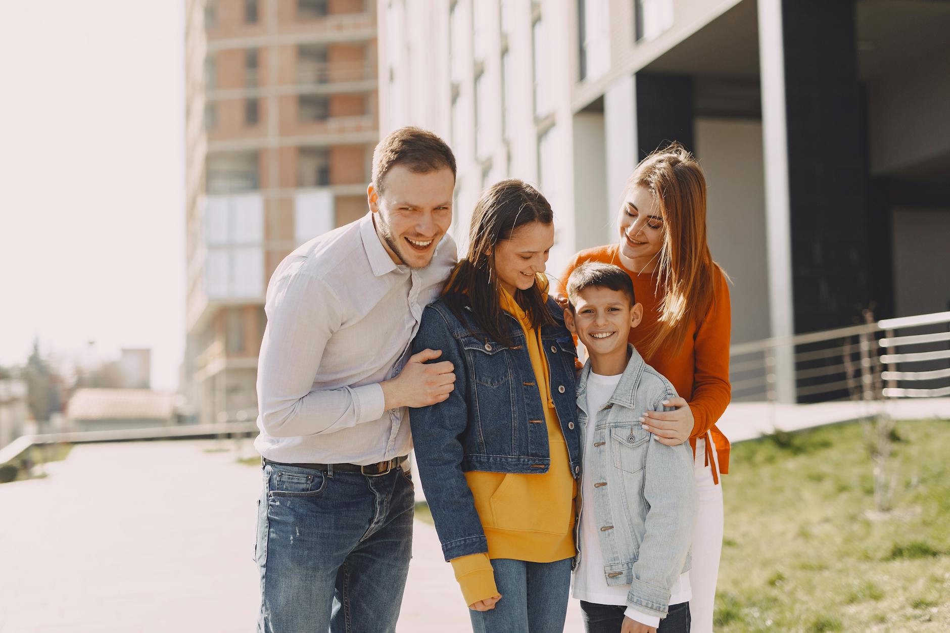 Children exploring a landmark at a family-friendly city destination
