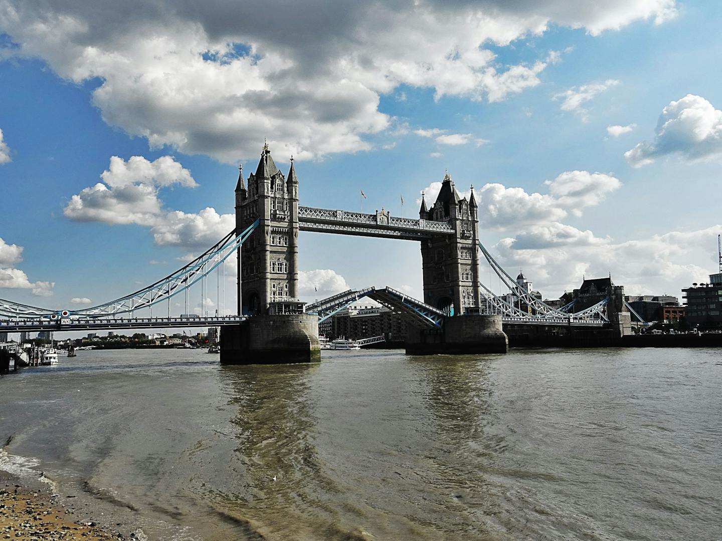Tower Bridge spanning the River Thames in London
