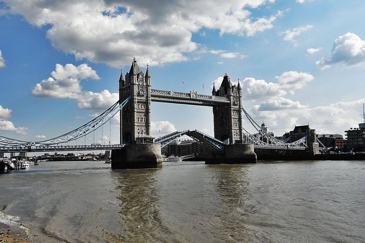 Tower Bridge spanning the River Thames in London
