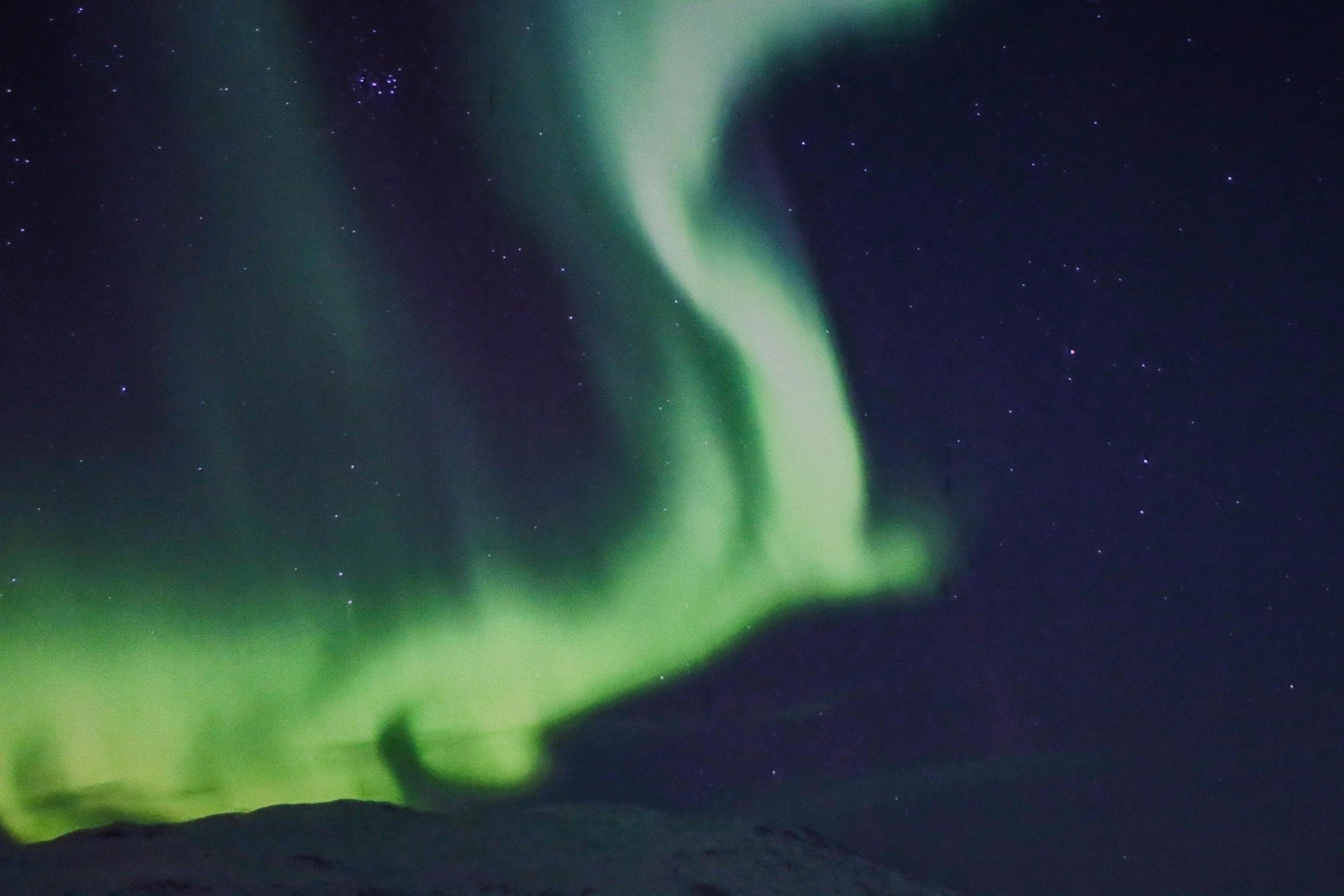 Aurora borealis dancing over Tromso, Norway &mdash; the winter Northern Lights spectacle that defines a 5-night Tromso family trip